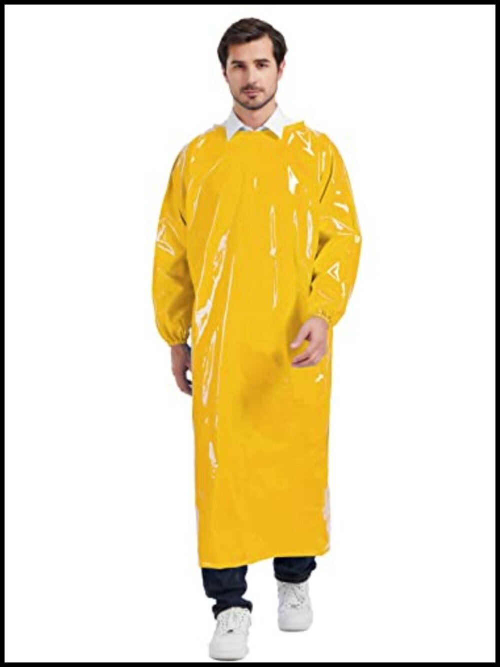 Waterproof TPU Long Sleeve Apron Work Apron